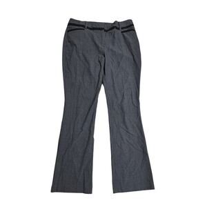 7th Avenue Design Studio Gray Heathered Pants with Black Accents - 16 T